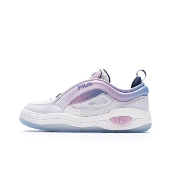 FILA Low Top Skateboard Shoes Women's Milk White/Rain Mist Gray