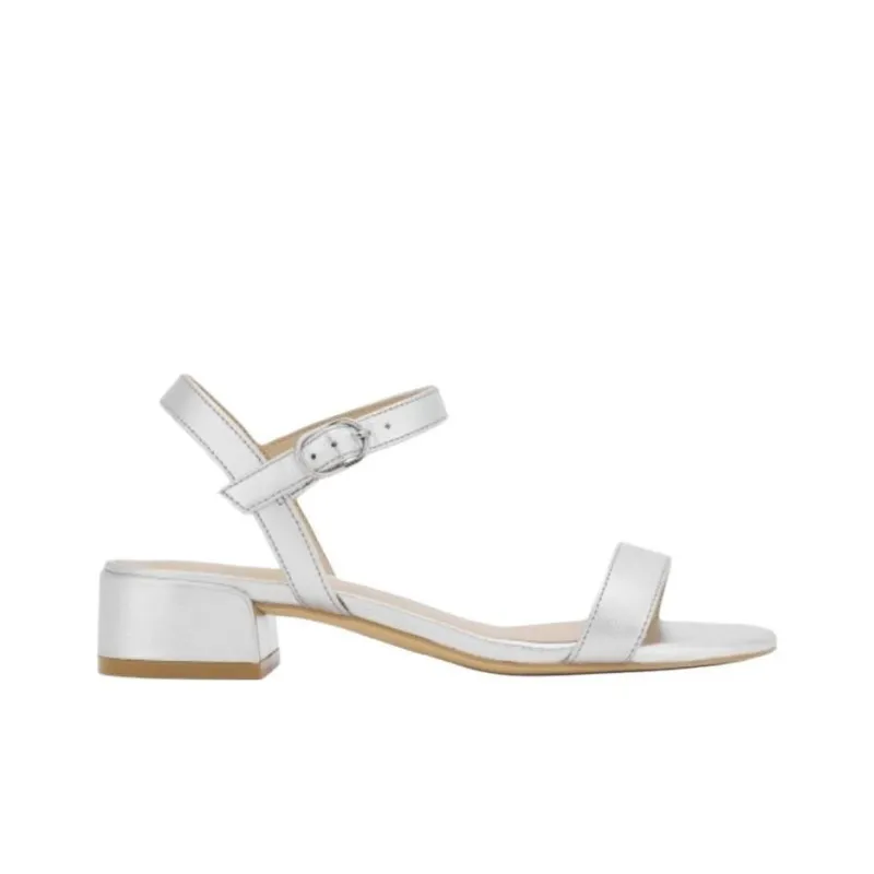 Stuart Weitzman/SW One Strap Sandals 3.5cm Women's Silver-1