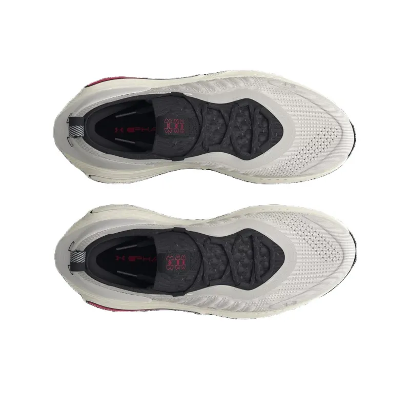 Under Armour Phantom 4 Slip Resistant Low Top Casual Shoes Men's White-3