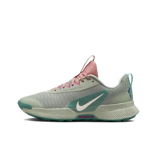 Nike Juniper Trail Running Shoes Women's Low-Top Green/Pink