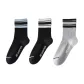 3 Pack (Black Stripe, Black White Stripe, Light Gray Black Stripe)