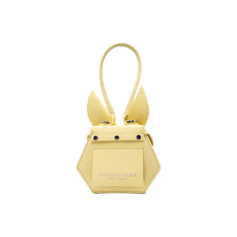 BEDROOM SOCIETE BEDRU：M SCSJETE Cow Leather Shoulder Bag Crossbody Bag Handbag Mini Women's Yellow-2