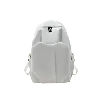 Rainbow Girl Nylon Backpack Unisex White/Red/Gray/Black