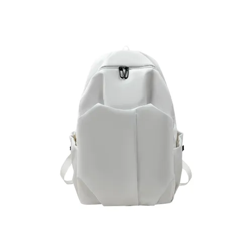 Rainbow Girl Nylon Backpack Unisex White/Red/Gray/Black