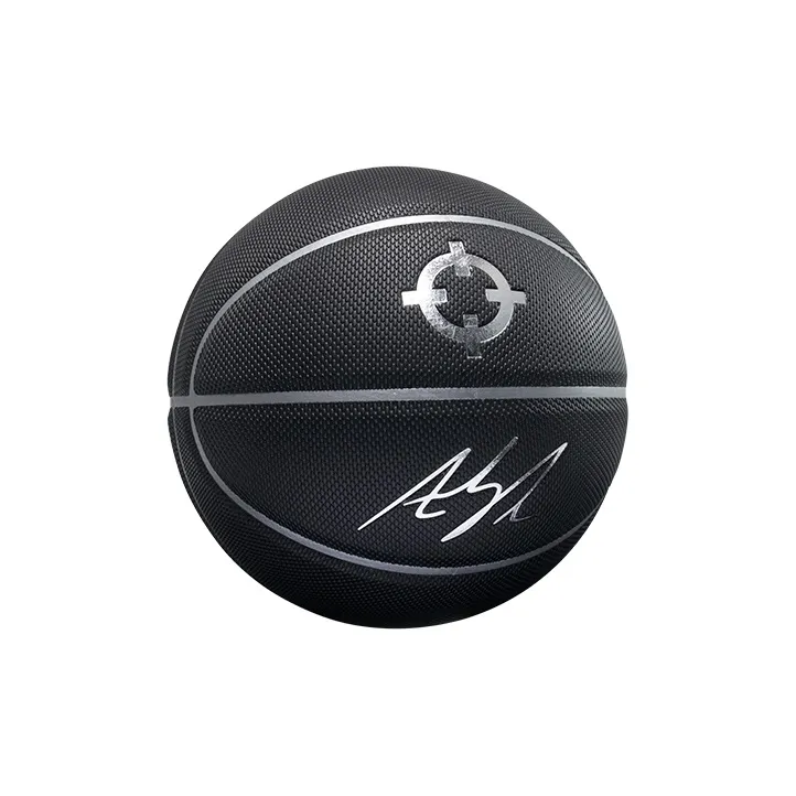 RIGORER PU Basketball Black Silver Size 7 Training Unisex-0