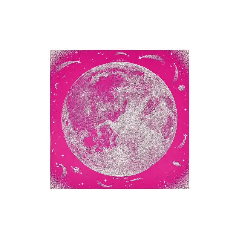 HERMES Silk Scarves Women's Red-1