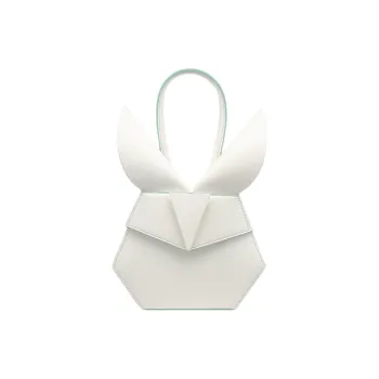 BEDROOM SOCIETE BEDRU：M SCSJETE Calfskin Shoulder Bag Crossbody Bag Handbag Women's White
