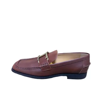 TOD'S Loafers Women's Red Brown