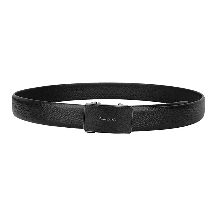 PIERRE CARDIN Genuine Cow Leather Automatic Buckle Father, Dad, And Father in Law Box Men's Width 3.5CM-42