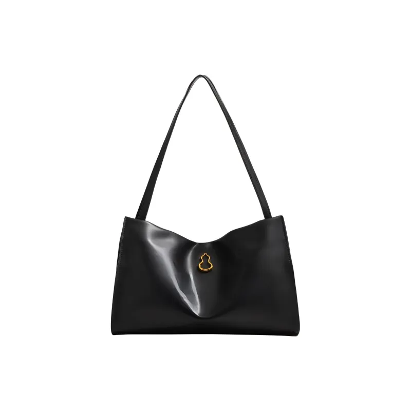 H YXIANG PU Tote Handbag, Shoulder Bag Regular Women's Black/Beige-0
