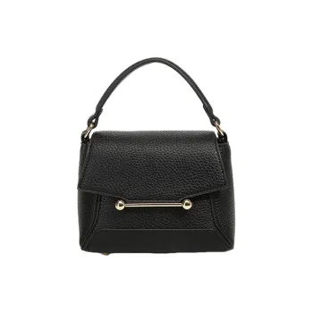TTaG．baG PU Portable Crossbody Bag Shoulder Bag Regular Women's Black/Ecru/Green