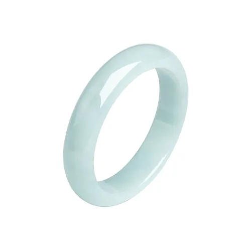 Bubble scallops Jadeite Bangles Women's