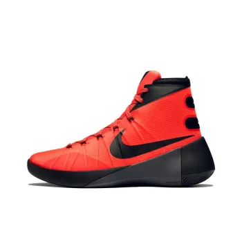 Nike Hyperdunk 2015 Cushioning Anti-Slip And Wear-Resistant High-Top Basketball Shoes Men's Red Black EP