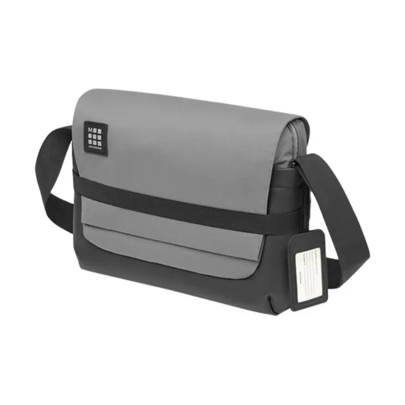 MOLESKINE Canvas With Nylon Shoulder Bag Crossbody Bag Men's Black/Gray-2