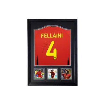 Yi Shot Jersey Belgian National Team Included SA Certificate Framed And Collectible