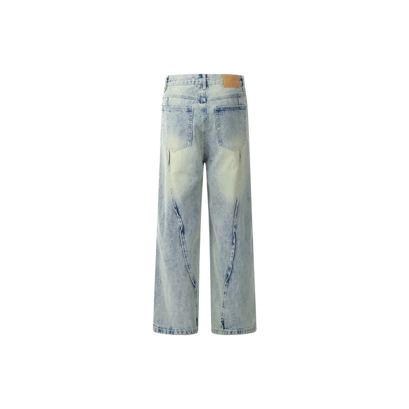 GBXM Jeans Unisex Washed Blue-2