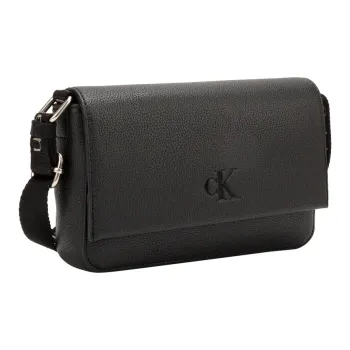 CALVIN KLEIN Blended Material Shoulder Bag Trumpets Women's Space Black