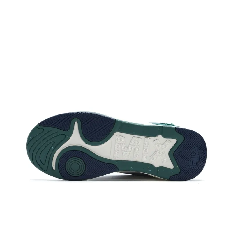 FILA Slip-Resistant Cushioning Wear-Resistant Low-Top Skateboard Shoes Men's Sky Blue Stone/Milk White-2
