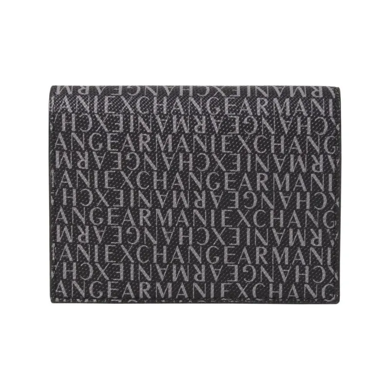 ARMANI EXCHANGEAE Leather Card Holder Men's Black-0