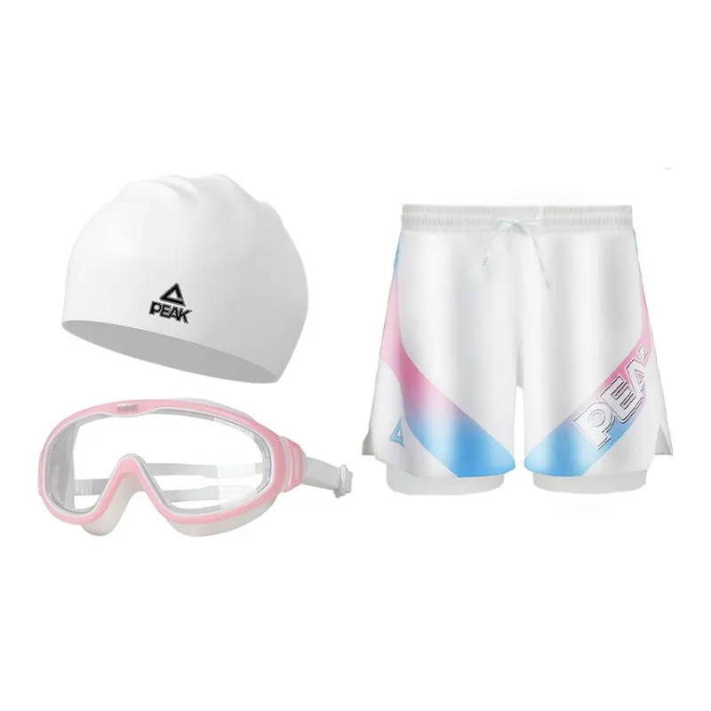 PEAK Swimming Sets Polyester Elastane PC Resin Silicone Water Park Seaside Vacation Indoor Pool Men's-12