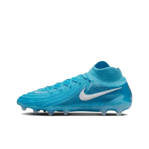 Nike Phantom Luna 2 Soccer Shoes Men High-Top Blue/White