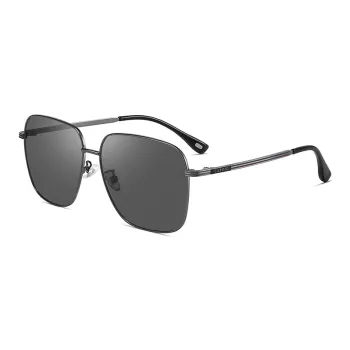 CAPONI Alloy Square Sunglasses Men's