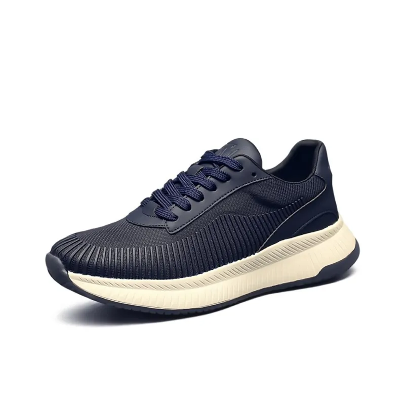 Devanro Cushioning Moisture Wicking Height Increasing Lightweight Breathable Slip Resistant Low Top Casual Shoes Men's-13