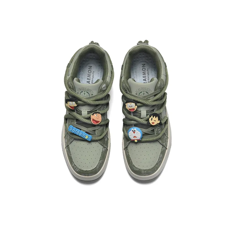 DoraemonA Box Limited Edition Puffy Shoes Low-Top Skateboard Shoes Unisex-212