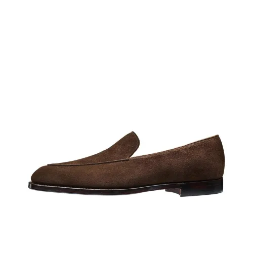 CROCKETT & JONES Cannes Loafers Men's Dark Brown