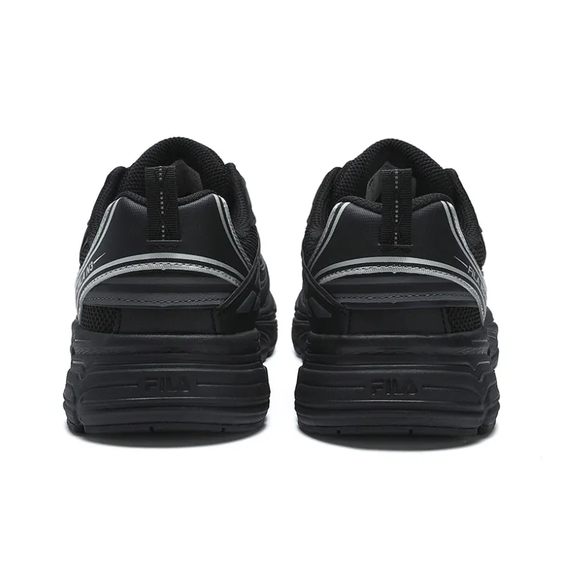 FILA INTERUN Cushioning Anti Slip Wear Resistant Breathability Low Top Casual Shoes Women's Shadow Black Gray-2