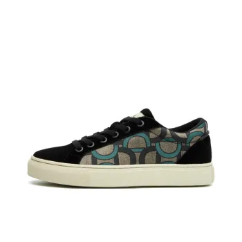 Oak Elephant Low-Top Skateboard Shoes Men's Black