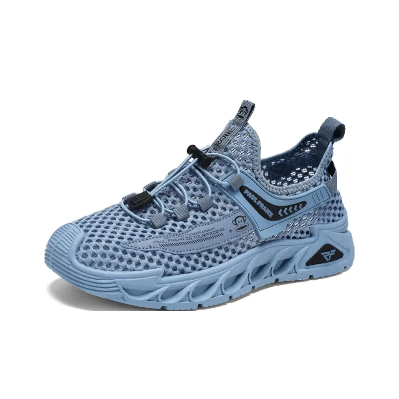 PAUL FRANK Students Sports Mesh Shoes Abrasion Resistant Lightweight Slip Resistant Low Top Casual Shoes Men's-19