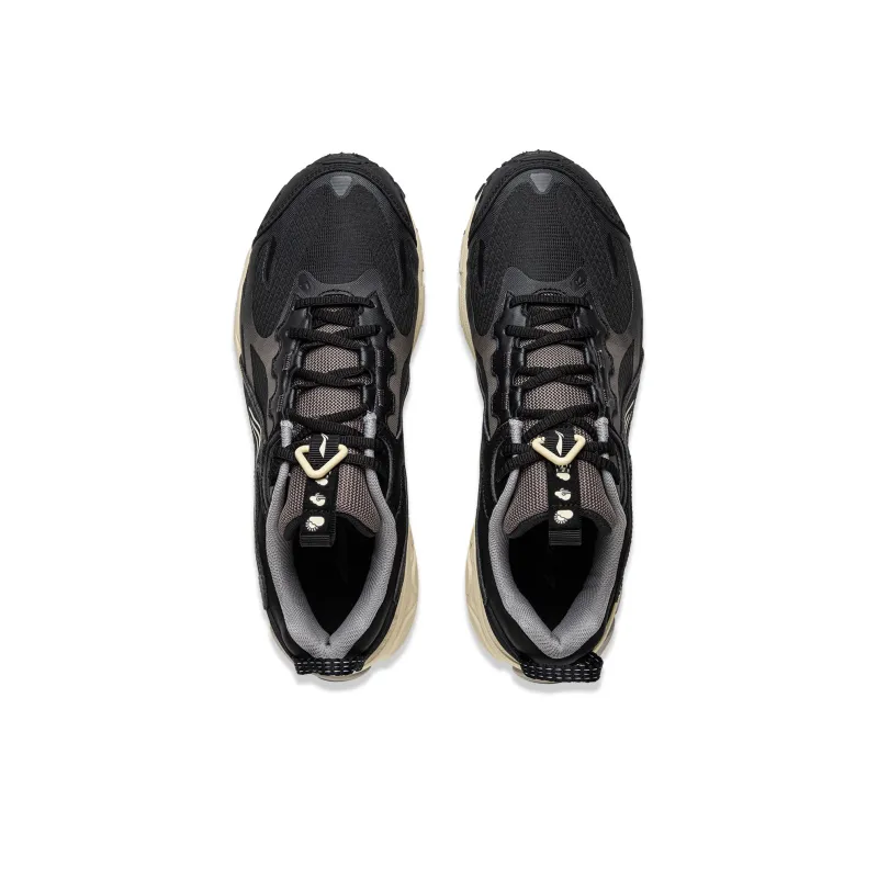 LiNing Fuyao 2.0 Trail Anti Slip Wear Resistant Low Top Casual Running Shoes Men's Black-3