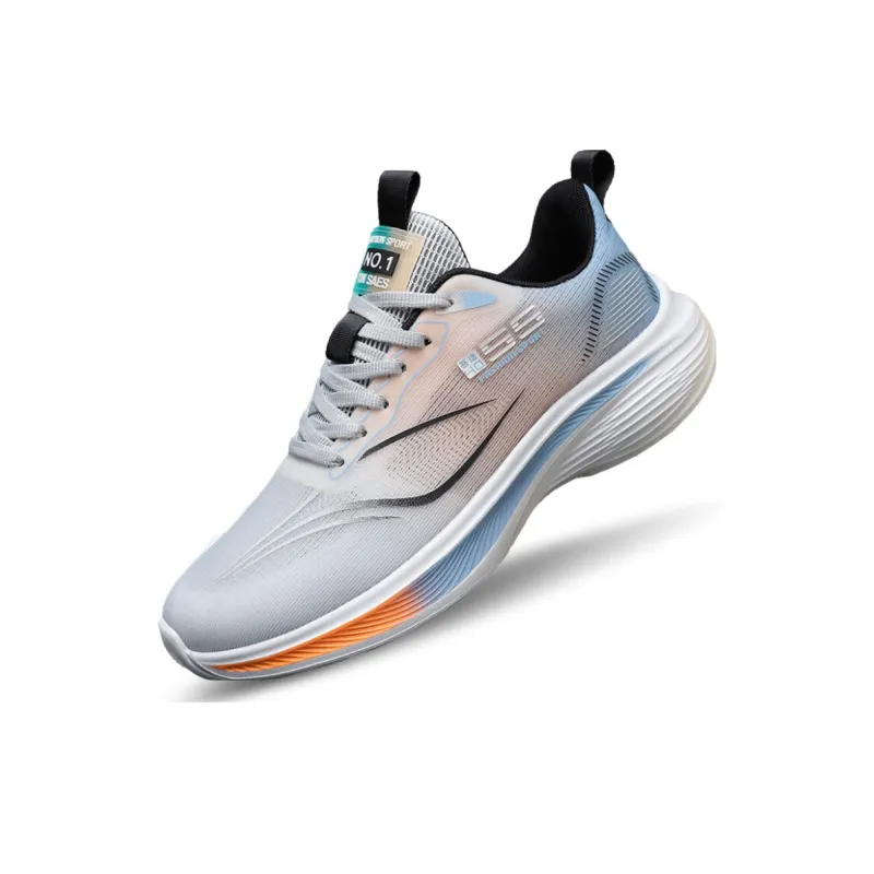 Meiretu Shock Absorbers Slip Resistant Breathable Low Top Running Shoes Men's-15