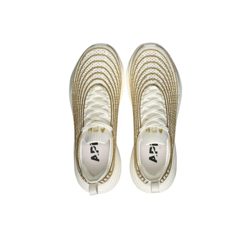 APL ATHLETIC PROPULSION LABS Low-Top Running Shoes Women's Brown White-3