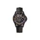 Black Watch Case Orange Font