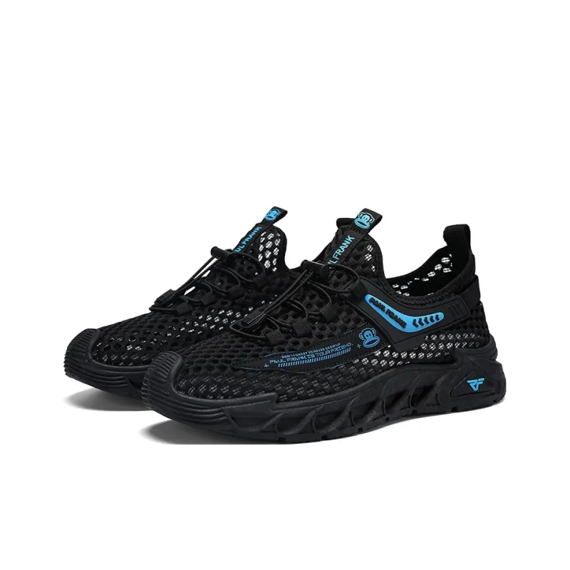 PAUL FRANK Students Sports Mesh Shoes Abrasion Resistant Lightweight Slip Resistant Low Top Casual Shoes Men's-12
