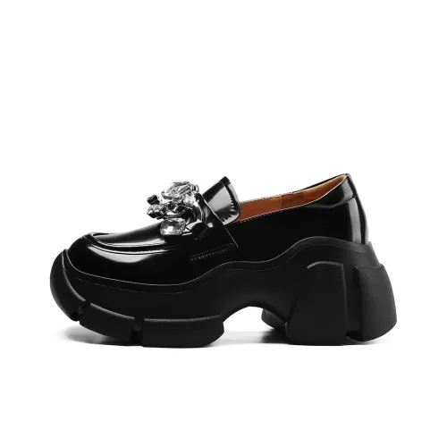 BOSSSUNWEN Loafers Women's Black