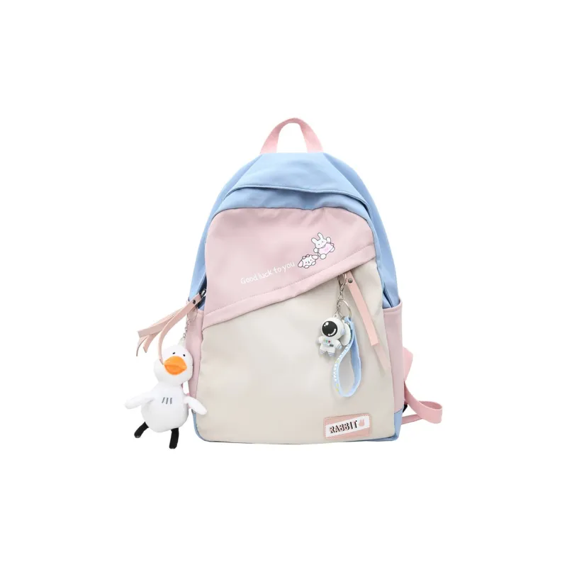 Venerable Brahma Nylon Backpack Women's Black/Red/Green/Blue-7