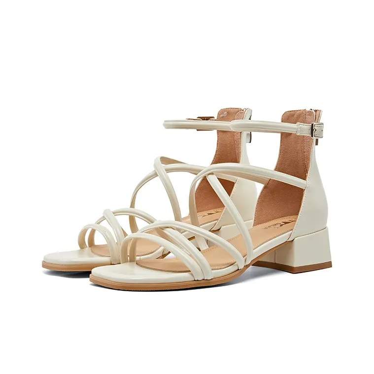 GNSJ Roman Sandals 4.5cm Women's Silver-8