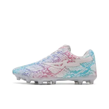 Mulinsen FG Rubber Long Studs Slip Resistant Soccer Shoes Men's Multicolor