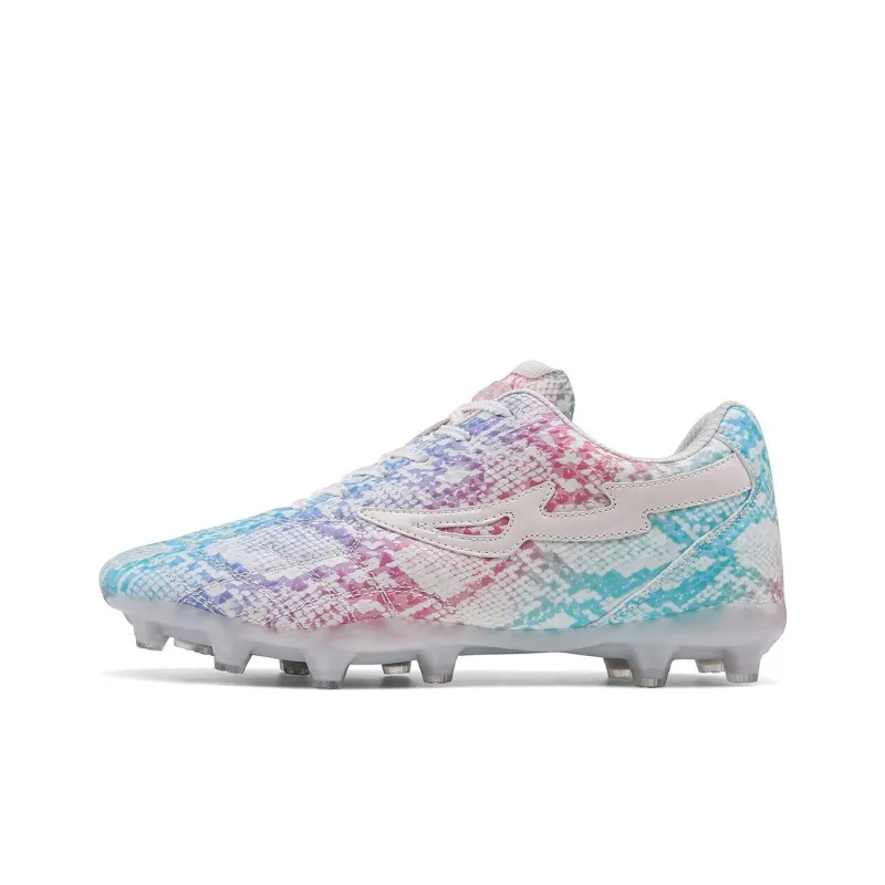 Mulinsen FG Rubber Long Studs Slip Resistant Soccer Shoes Men's Multicolor-0