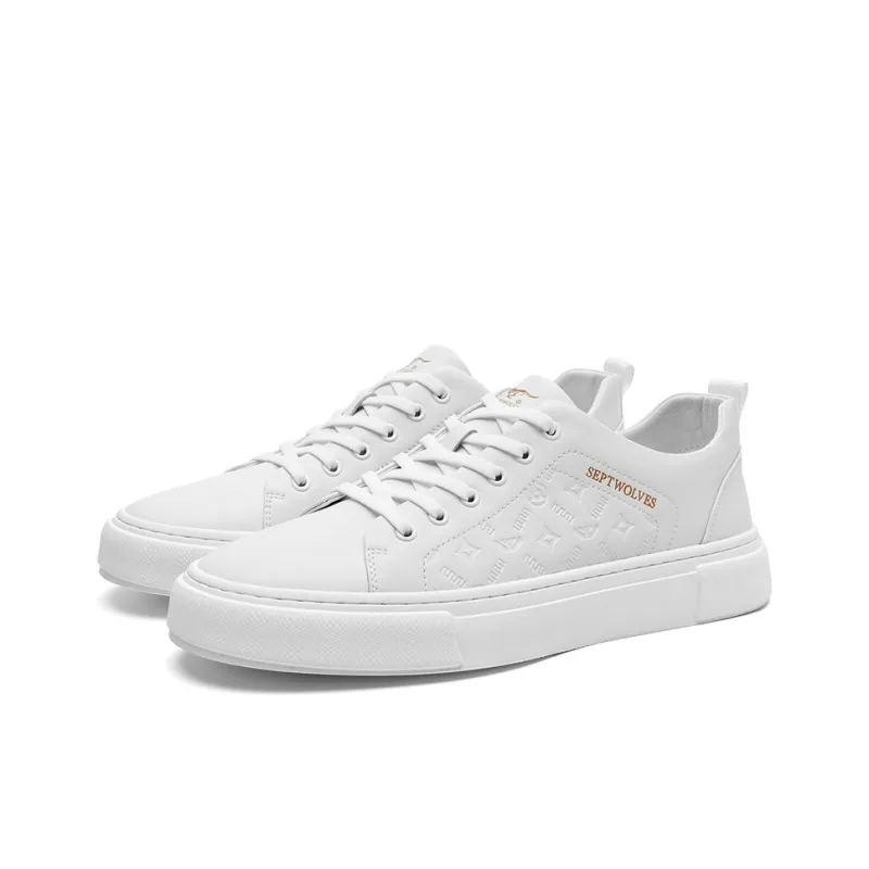 SEPTWOLVES Height-Enhancing Wear-Resistant Lightweight Low-Top Skateboard Shoes Men's-9