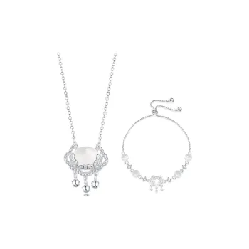 Jingleo Colored Glaze Necklaces Women's