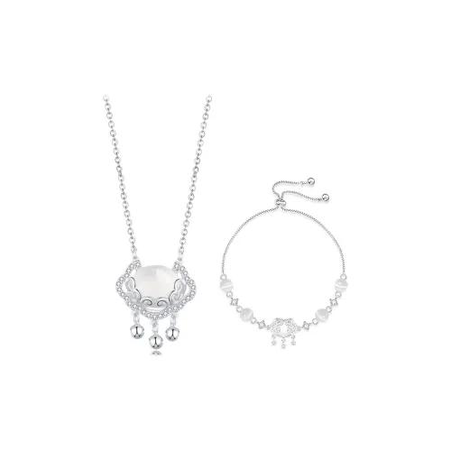 Jingleo Colored Glaze Necklaces Women's