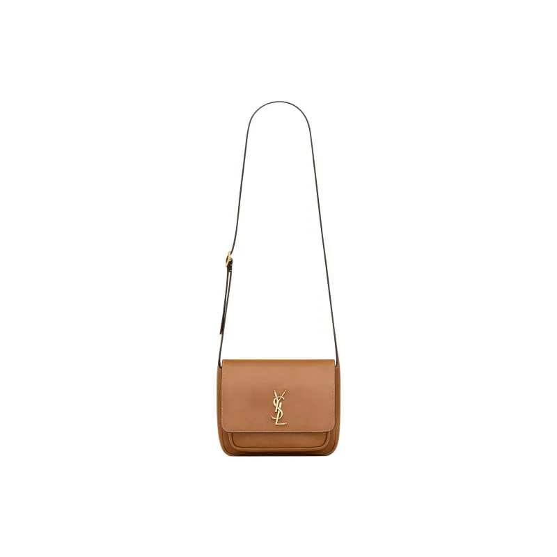 SAINT LAURENT Niki Vegetable Tanned Leather Cow Leather Messenger Bag, Crossbody Bag, Shoulder Bag Unisex Brick-0