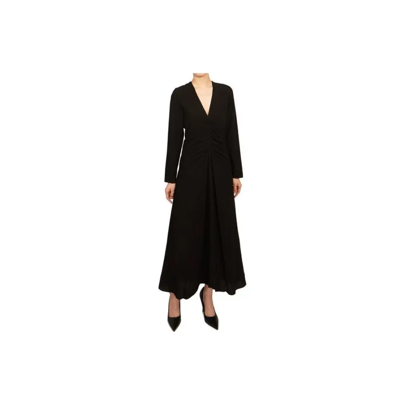 Vanessa Bruno Long Sleeved Dresses Women's Black-1