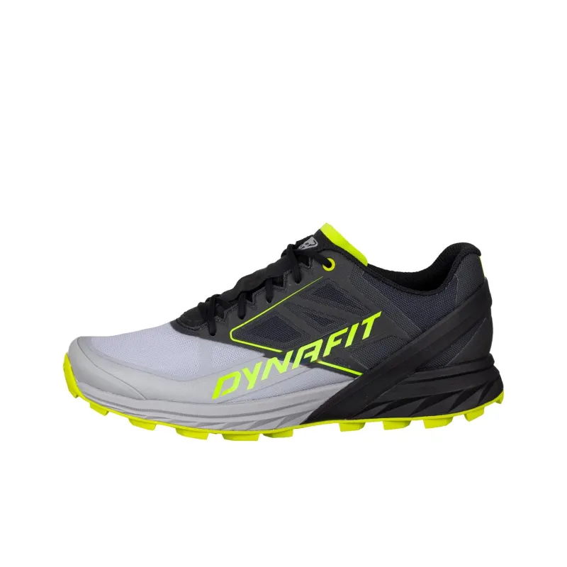 DYNAFIT Anti-Slip And Wear-Resistant Lightweight Low-Top Training Running Shoes Men's Black Gray Yellow-0