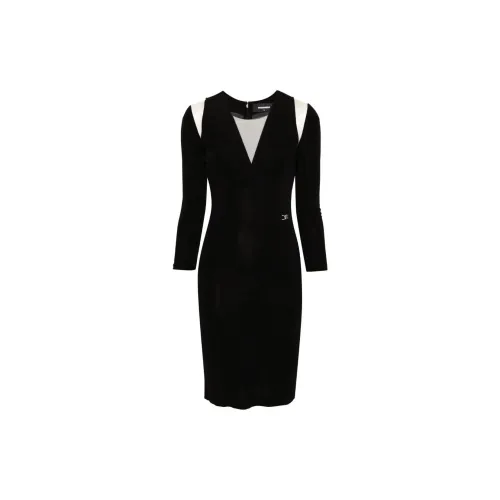 DSQUARED 2 Long-Sleeved Dresses Women's Black