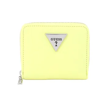 GUESS Polyvinyl Chloride Wallet Small Size Women's Yellow